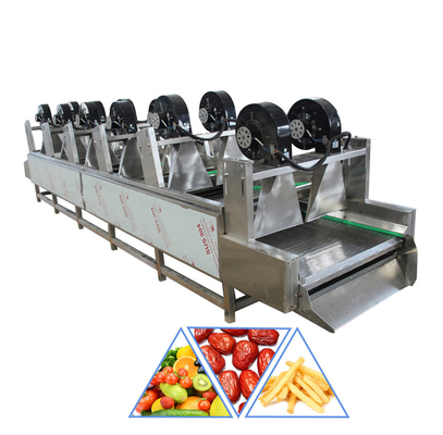 Máquina automática de secagem de batatas fritas, frutas e vegetais