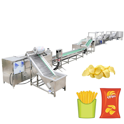 Máquina automática de fabricação de chips congelada SUS304 2000 kg/h
