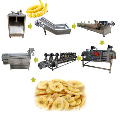 Máquina de processamento de batatas fritas em pequena escala Máquina de fabricação de batatas fritas