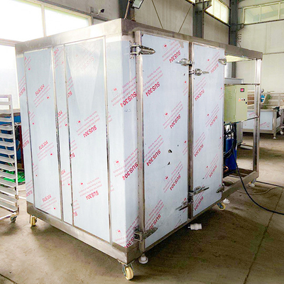 Máquina de congelamento de alimentos IQF R404 Refrigerante