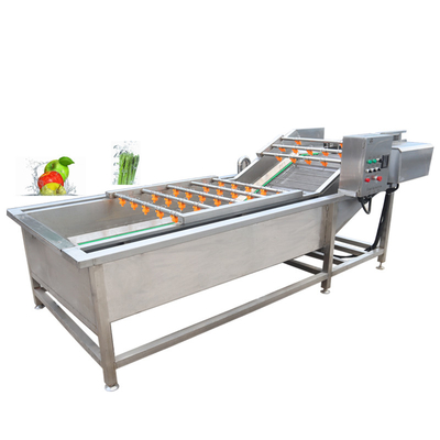 Máquina de lavagem de frutas e vegetais de pasteurização 1500 kg/h