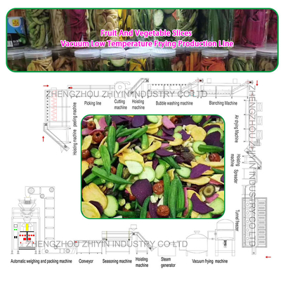 Frigorífica de desidratação a vácuo de alimentos a baixa temperatura para feijões de frutas e legumes