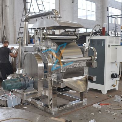 SUS304 Emulsion Scraper Drying Machine Liquid Chemical Crystallization Drying Machine Steam Heating Drum Scraper Drying Machine