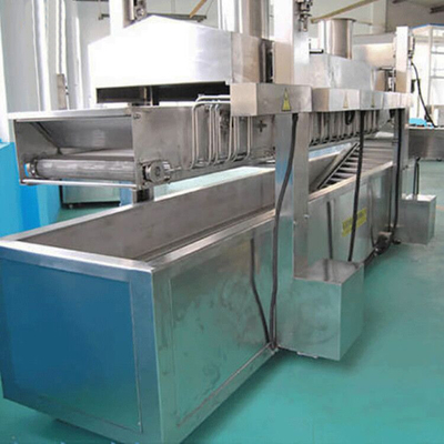 Snacks automáticos batatas fritas Cinturão Industrial de 800 mm Friteira Elétrica