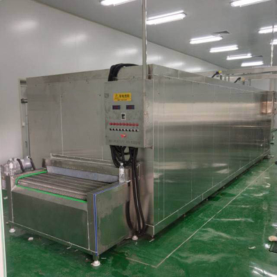 Produtos do mar Fábrica de processamento de produtos do mar Garrafas Batatas Batatas fritas Máquina de congelamento de alimentos