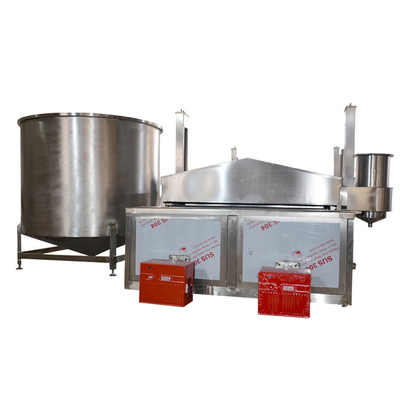 Máquina de fritura industrial automática de 500 kg/h