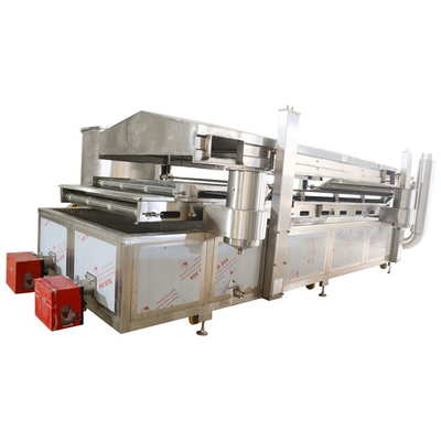 Máquina automática de fritura a gás 2000 kg/h