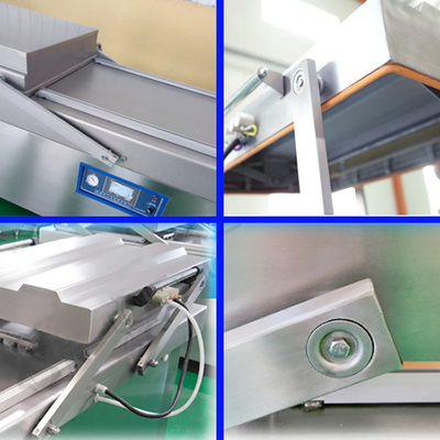 Máquina de embalagem a vácuo industrial de carne elétrica DZ700/2S para batatas fritas