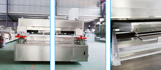 Máquina de assar nozes para aquecimento de fornos de balanço 60 kg/lotação