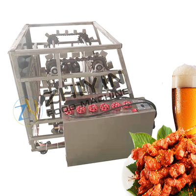 Máquina de churrasco automática de aquecimento de gás liquefeito com velocidade ajustável