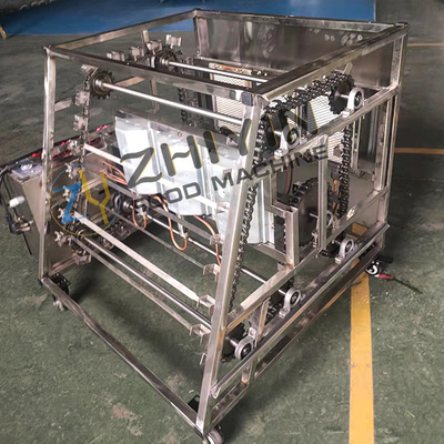 Máquina de churrasco contínua velocidade ajustável aquecimento elétrico aquecimento a gás liquefeito personalizado